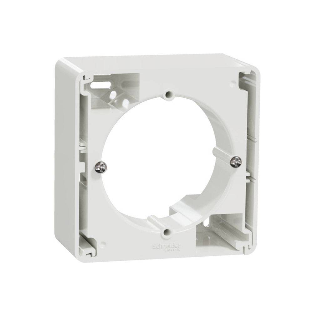 Коробка для накладной установки одинарная Schneider Electric Sedna Design Белый SDD111901